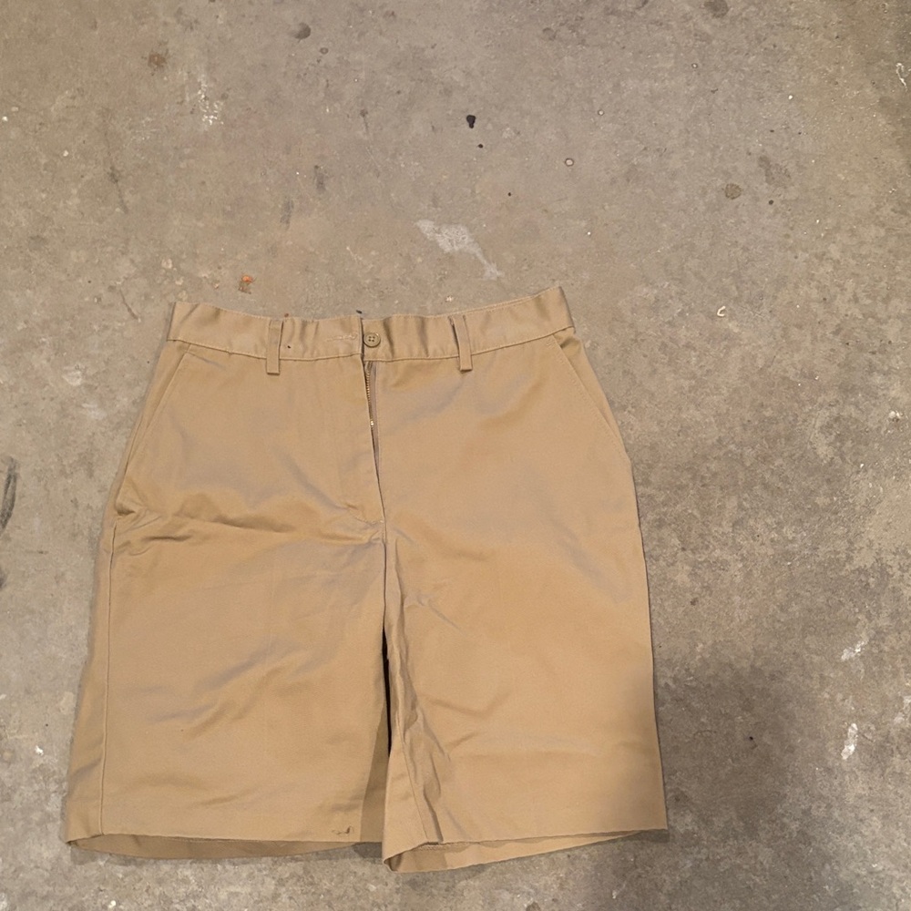 Women's Classic Tan Bermuda Shorts